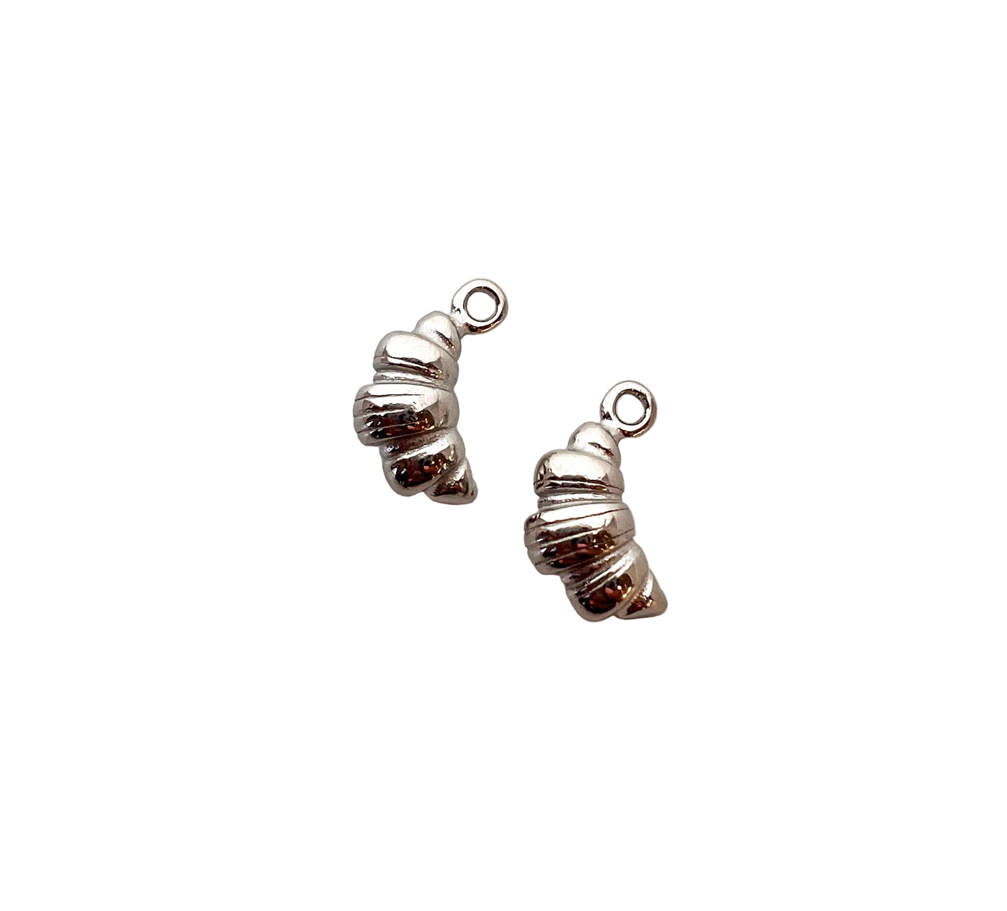 Mini Silver Croissant Charm
