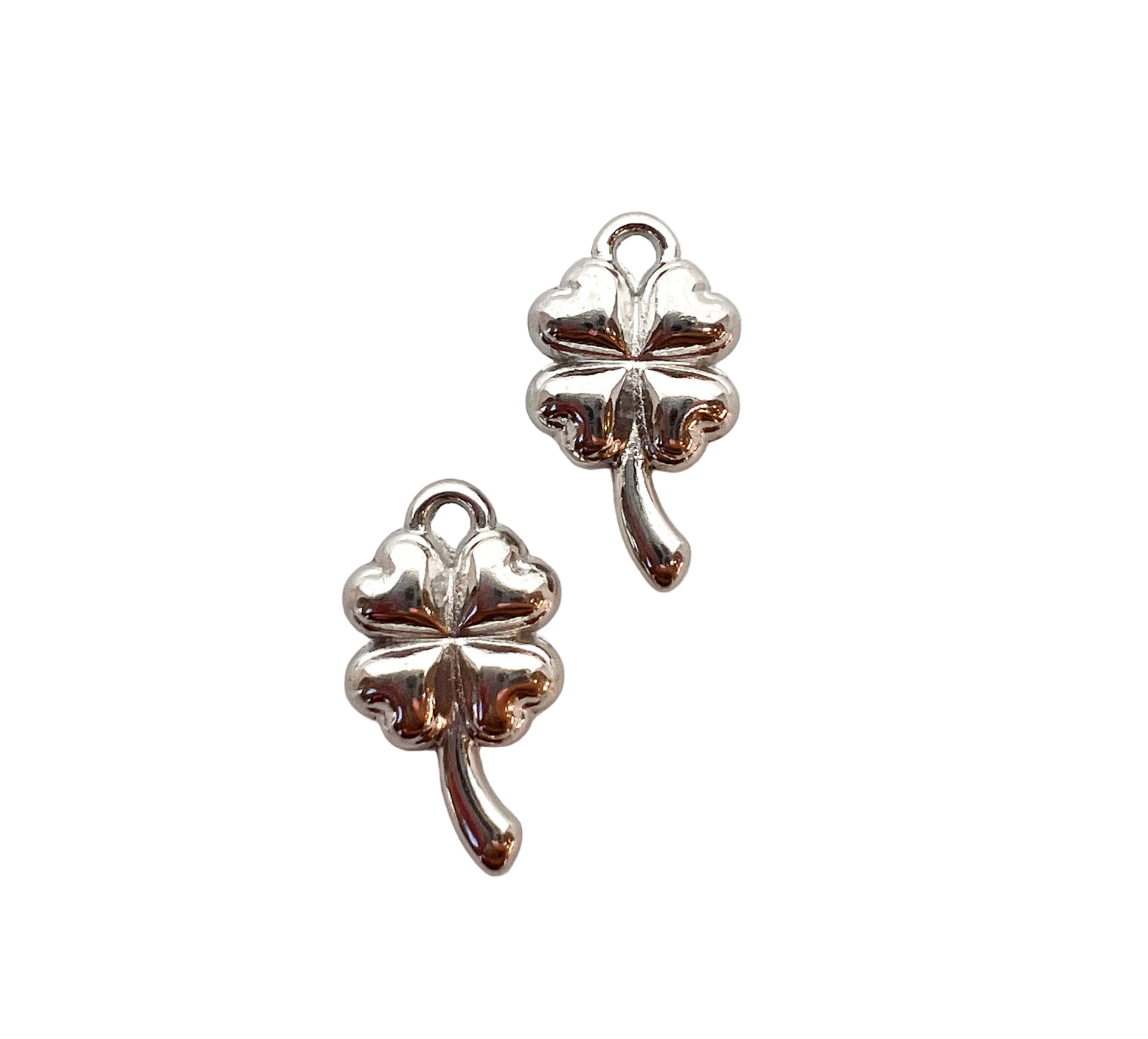 Silver Clover Charm
